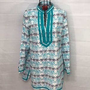 Tracy Negoshian Tunic Top Size Small